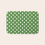 Vintage Stars XIX Kelly Green Bath Mat Gallery Image 1