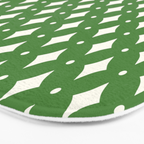 Vintage Stars XIX Kelly Green Bath Mat Gallery Image 3