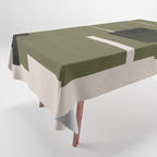 Modern Geometric Collage  Tablecloth Gallery Image 1