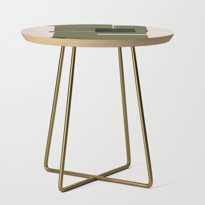 Modern Geometric Collage  Side Table Gallery Image 1