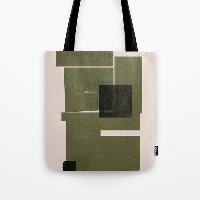 Modern Geometric Collage  Tote Bag Gallery Image 1