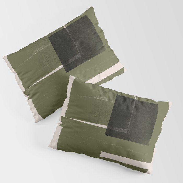 Modern Geometric Collage  Pillow Sham Gallery Image 3