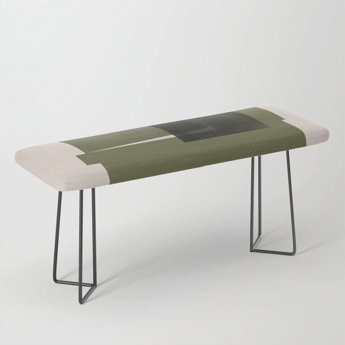 Modern Geometric Collage  Bench Gallery Image 1