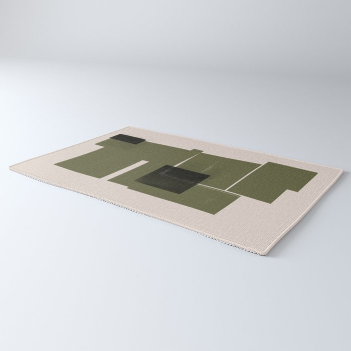 Modern Geometric Collage  Rug Gallery Image 3