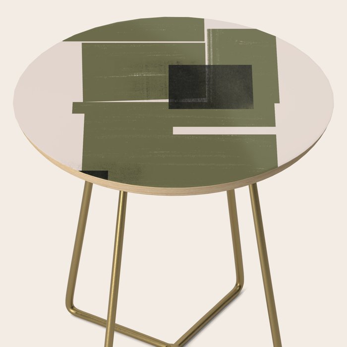 Modern Geometric Collage  Side Table Gallery Image 2