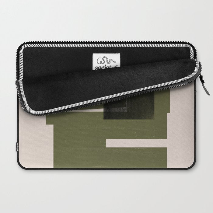 Modern Geometric Collage  Laptop Sleeve Gallery Image 2