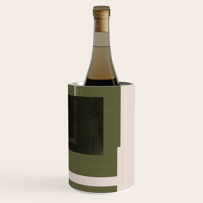 Modern Geometric Collage  Wine Chiller Gallery Image 3