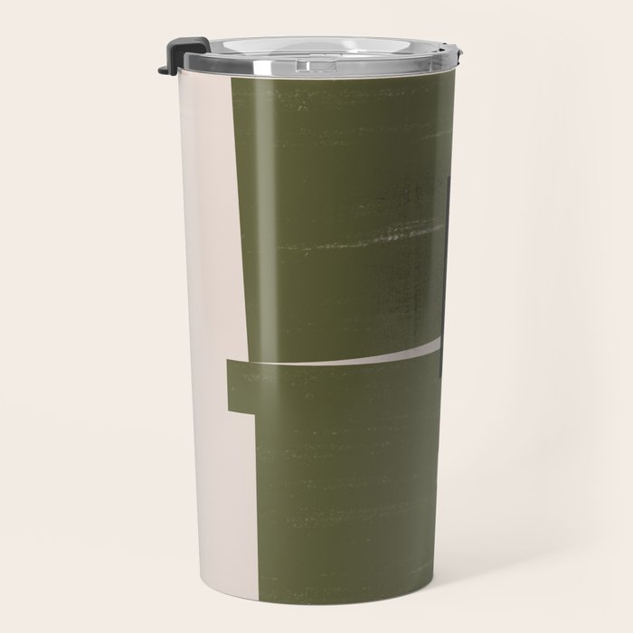 Modern Geometric Collage  Travel Mug Gallery Image 3