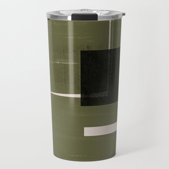 Modern Geometric Collage  Travel Mug Gallery Image 1
