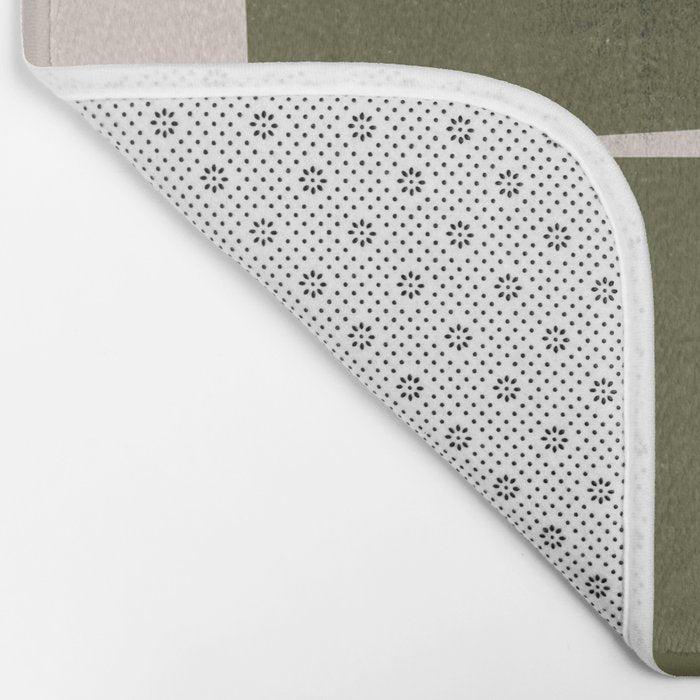 Modern Geometric Collage  Bath Mat Gallery Image 2