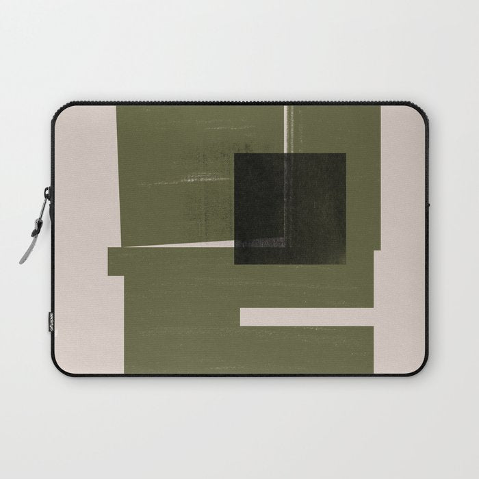 Modern Geometric Collage  Laptop Sleeve Gallery Image 1