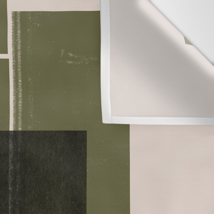 Modern Geometric Collage  Wall Tapestry Gallery Image 3