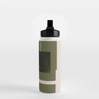 Modern Geometric Collage  Water Bottle Gallery Image 2