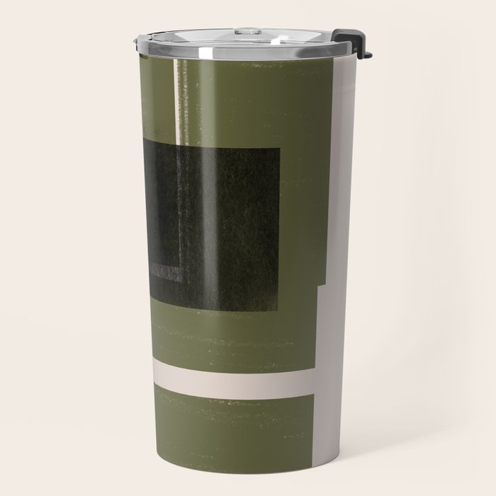 Modern Geometric Collage  Travel Mug Gallery Image 2