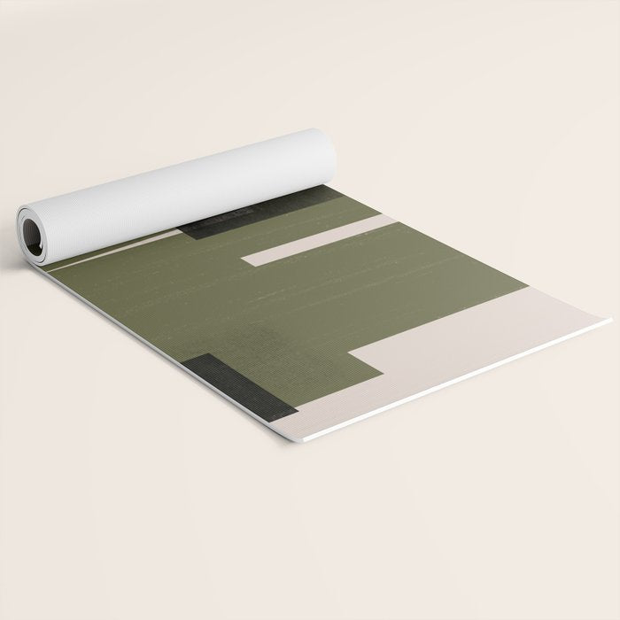 Modern Geometric Collage  Yoga Mat Gallery Image 2