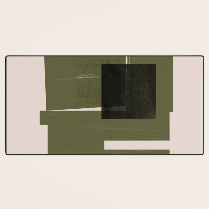 Modern Geometric Collage  Desk Mat Gallery Image 3