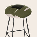 Modern Geometric Collage  Stool Gallery Image 2