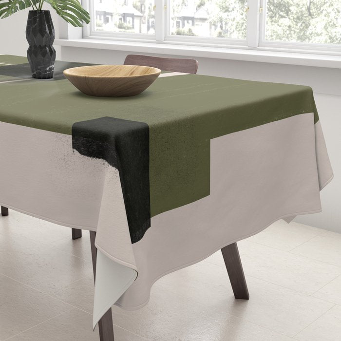 Modern Geometric Collage  Tablecloth Gallery Image 3