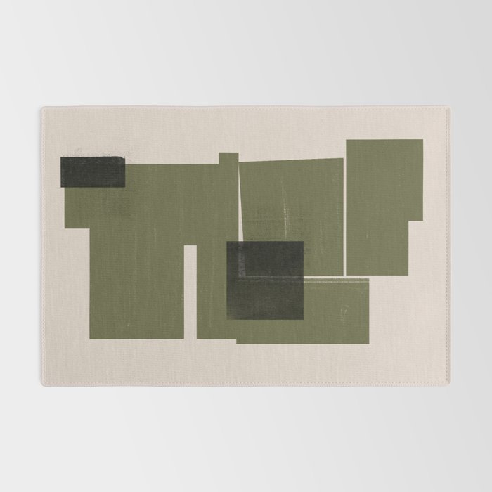 Modern Geometric Collage  Rug Gallery Image 2
