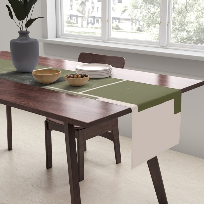 Modern Geometric Collage  Table Runner Gallery Image 2