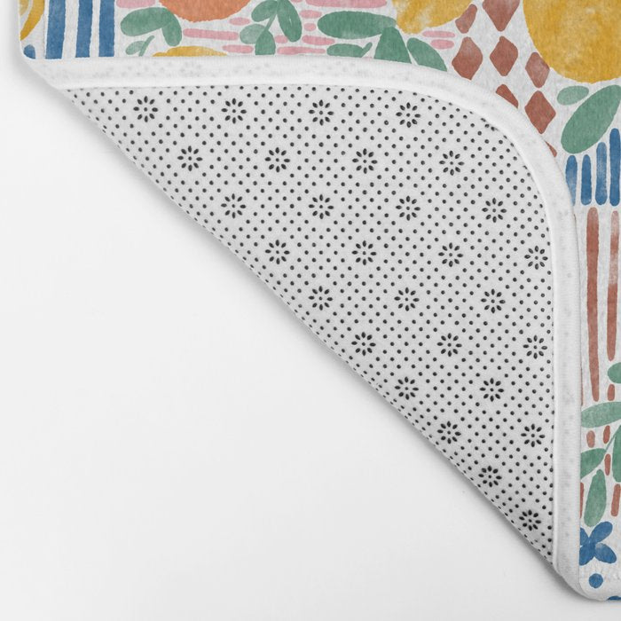 Mediterranean Fusion Citrus Bath Mat Gallery Image 2