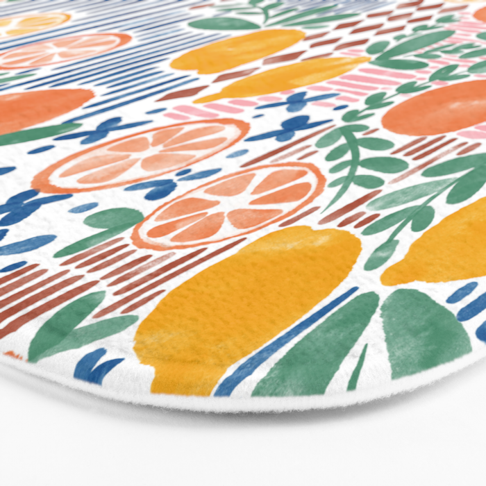 Mediterranean Fusion Citrus Bath Mat Gallery Image 3