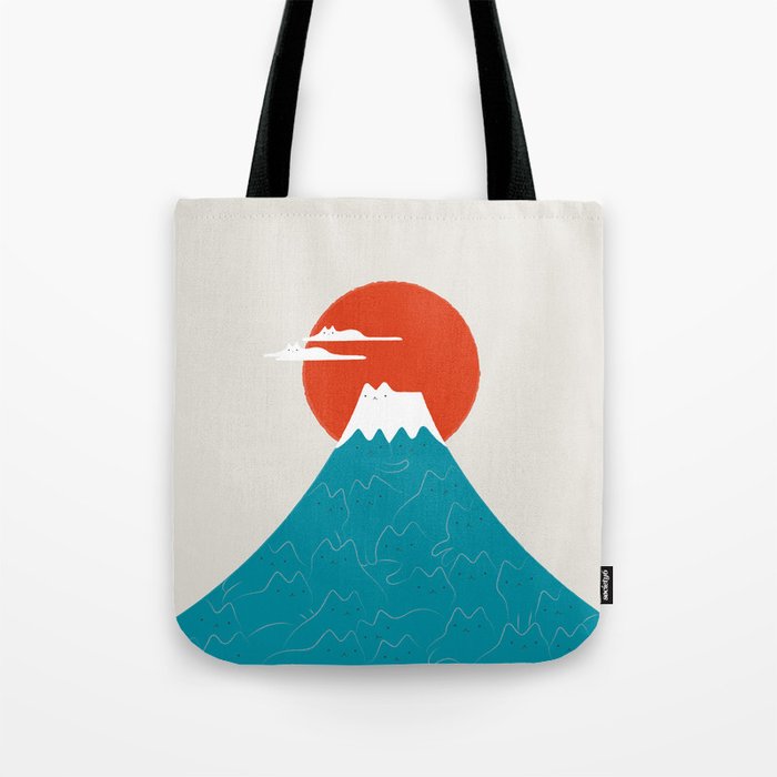 Cat Landscape 144 Tote Bag Gallery Image 1