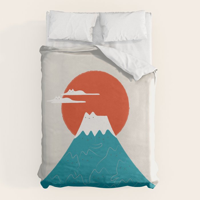 Cat Landscape 144 Duvet Cover Gallery Image 1