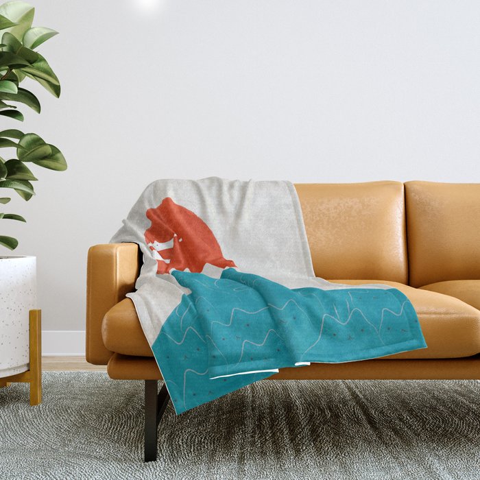 Cat Landscape 144 Throw Blanket Gallery Image 1