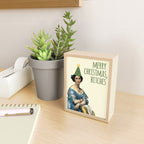 Merry Christmas, Bitches - Funny Rude Xmas Holiday Wishes Mini Art Print Gallery Image 2
