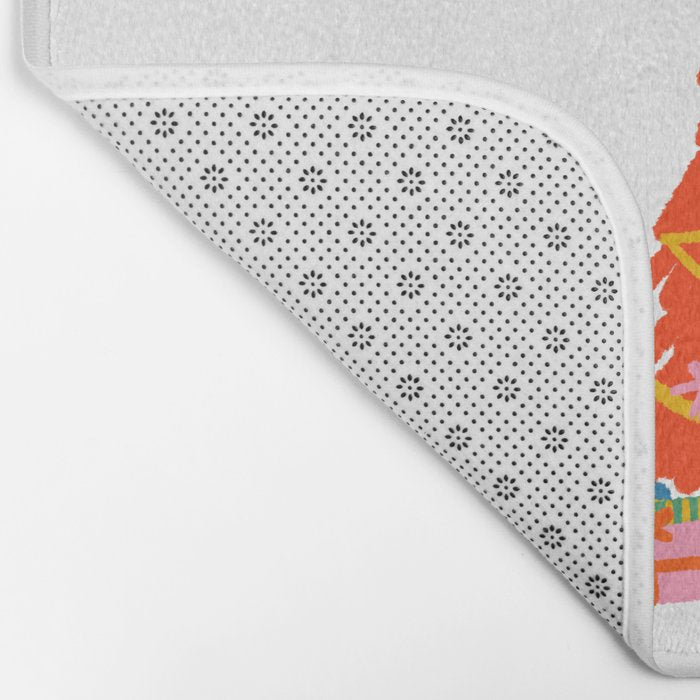 Be Merry Cute and Colorful Christmas Bath Mat Gallery Image 2