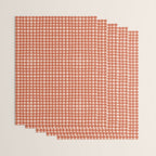 Red White Gingham Check Wrapping Paper Gallery Image 3