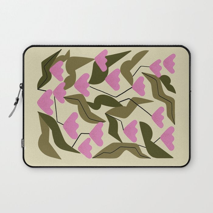 Tulips In Pink Laptop Sleeve Gallery Image 1