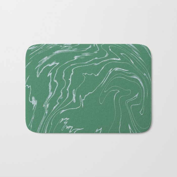 wavelength | green Bath Mat