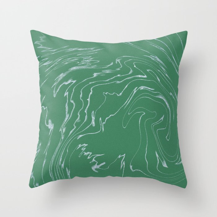 wavelength | green Throw Pillow Gallery Image 6