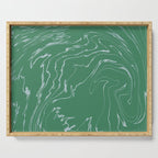 wavelength | green Serving Tray Gallery Image 1