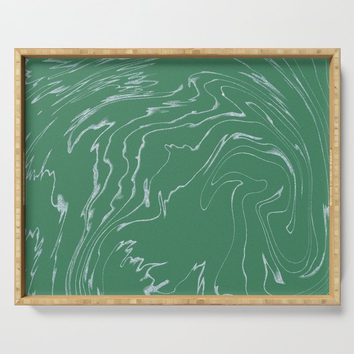 wavelength | green Serving Tray Gallery Image 1