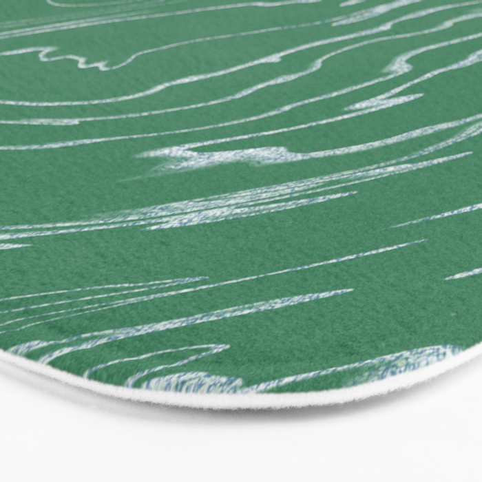 wavelength | green Bath Mat Gallery Image 3