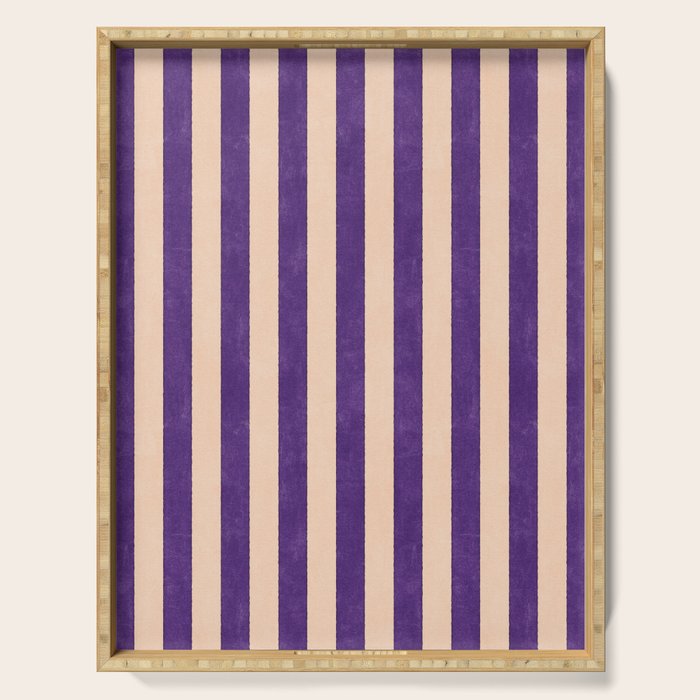 STRIPES 001 H - Fig Serving Tray Gallery Image 1