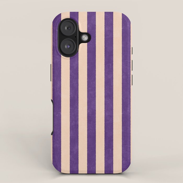 STRIPES 001 H - Fig iPhone Case Gallery Image 1