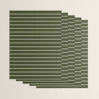 Dashed Lines (Olive Green) Wrapping Paper Gallery Image 3