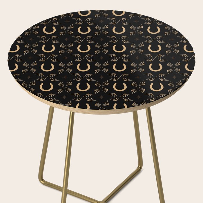 Burning Daylight Rustic Pattern Side Table Gallery Image 2