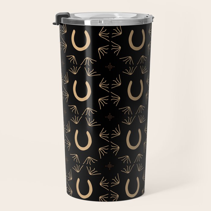 Burning Daylight Rustic Pattern Travel Mug Gallery Image 3