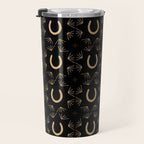 Burning Daylight Rustic Pattern Travel Mug Gallery Image 3
