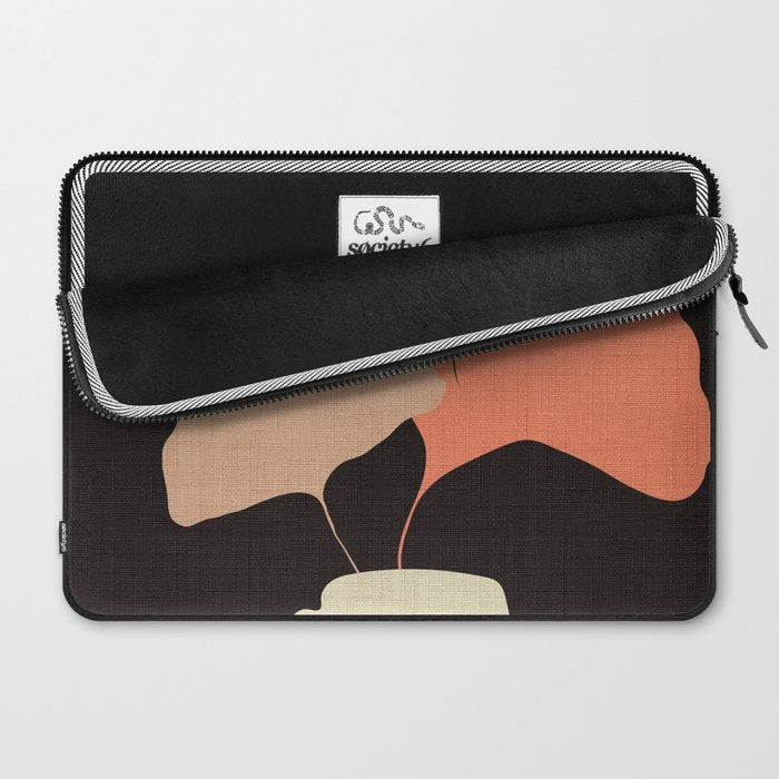 abstract floral 1 Laptop Sleeve Gallery Image 2
