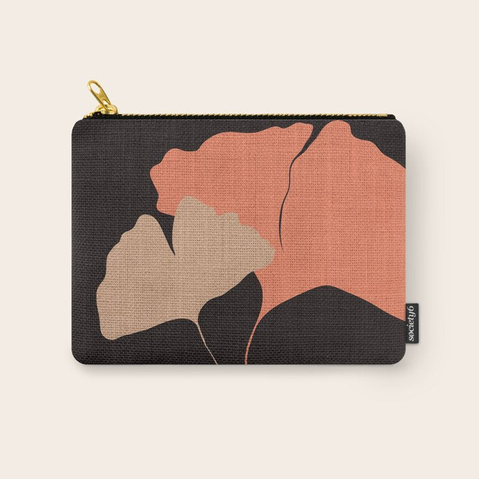 abstract floral 1 Carry All Pouch Gallery Image 1