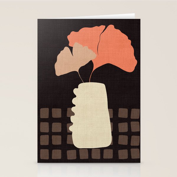 abstract floral 1 Stationery Card Gallery Image 1
