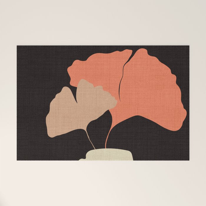 abstract floral 1 Welcome Mat Gallery Image 1