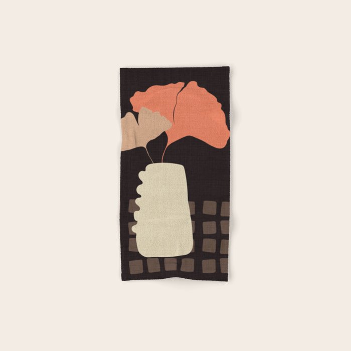 abstract floral 1 Bath Towel Gallery Image 1