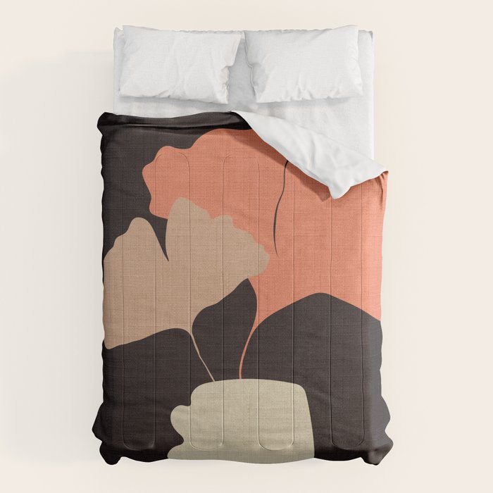 abstract floral 1 Comforter Gallery Image 6